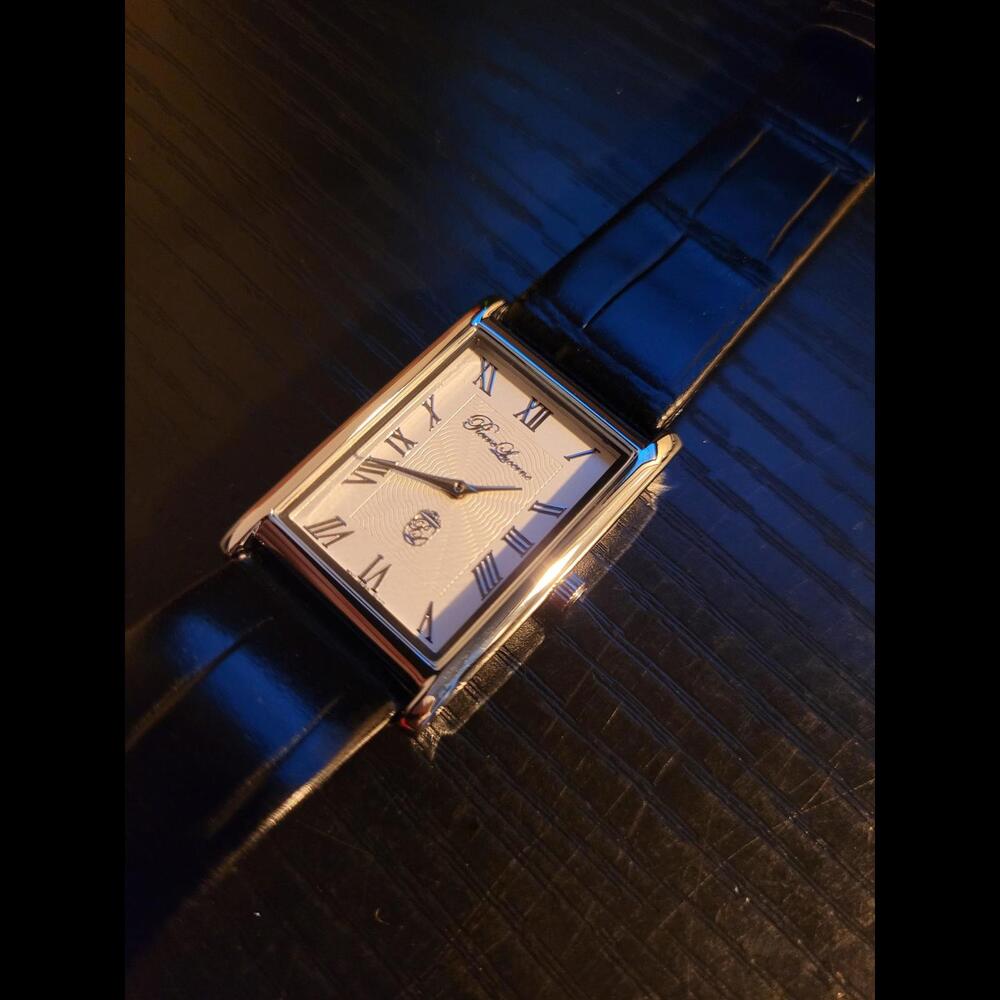 NEW Pierre Lucerne SQ Tank Quartz Men's Watch‎ GORGEOUS